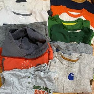 Lot of boys long sleeve tees